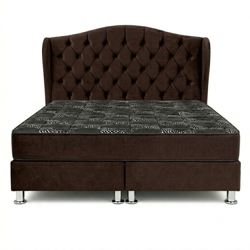 Combo Dormitorio Europeo Artemisa King - Colchón Ortopédico