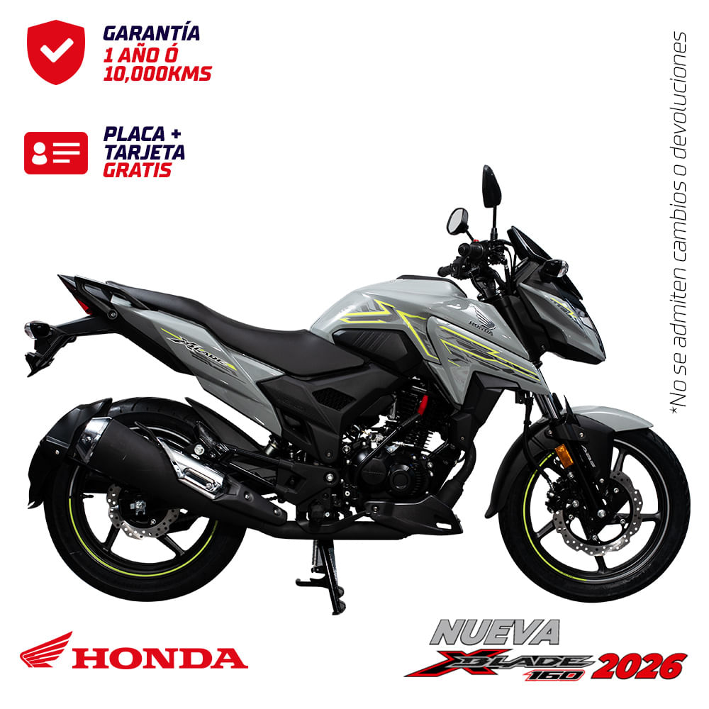 MOTOCICLETA HONDA XBLADE GRIS PERLA