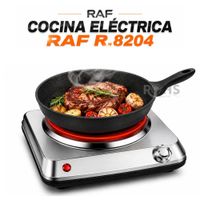 Estufa Eléctrica Individual RAF R.8204 1000W Compacta Con Calentamiento Uniforme