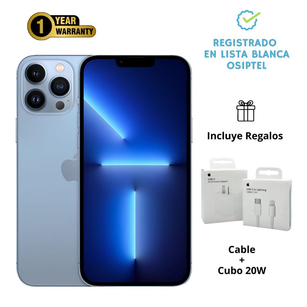 IPhone 13 Pro Max 256gb Sierra Blue Seminuevo A2484 Condición EXCELENTE