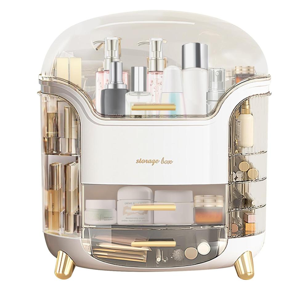 Organizador de Cosméticos Maquillaje Perfumes y Joyas BLANCO