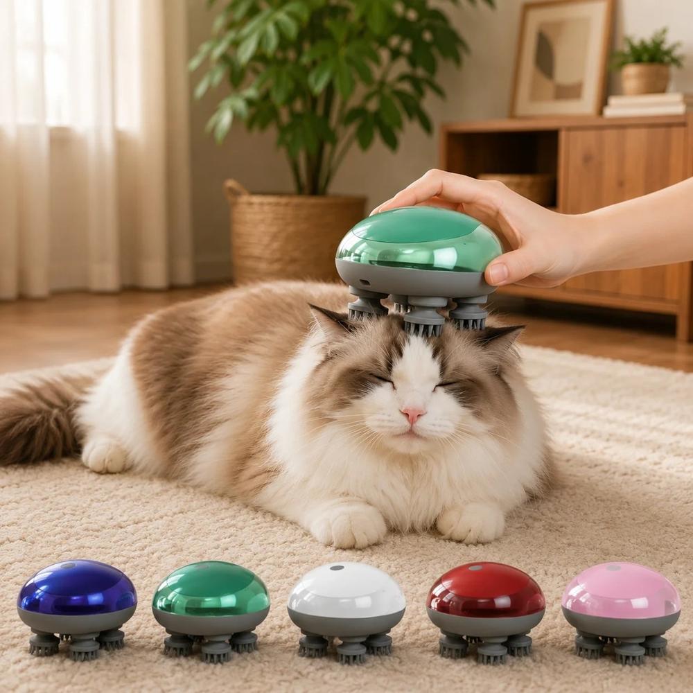 Peine Masajeador Eléctrico para Perros y Gatos