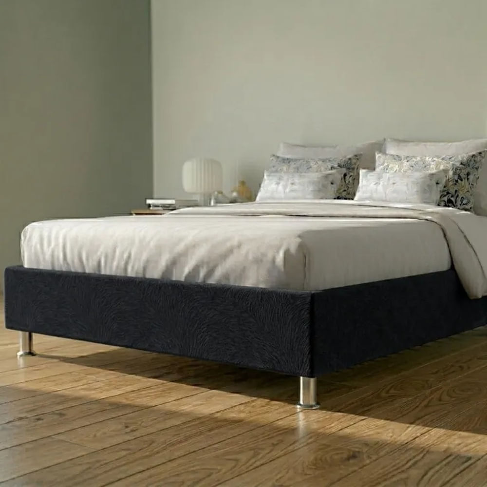 Box Tarima Essenza 1.5 Plazas - Negro Multicolor