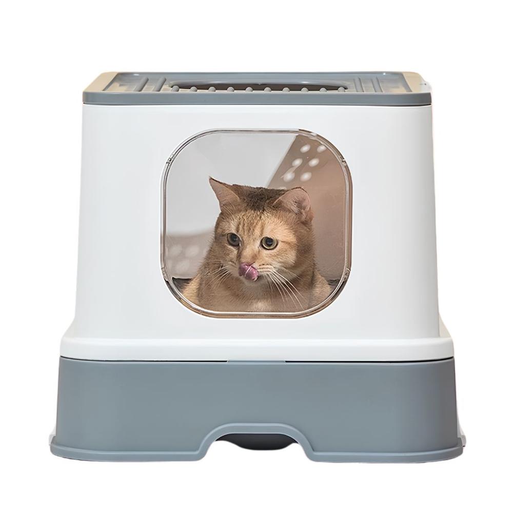 ARENERO BOX PLEGABLE XL para Gatos GRIS