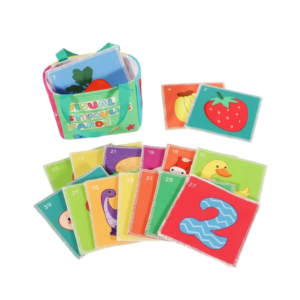 Juguete Didáctico Tarjetas De Aprendizaje De Tela Baby Toys