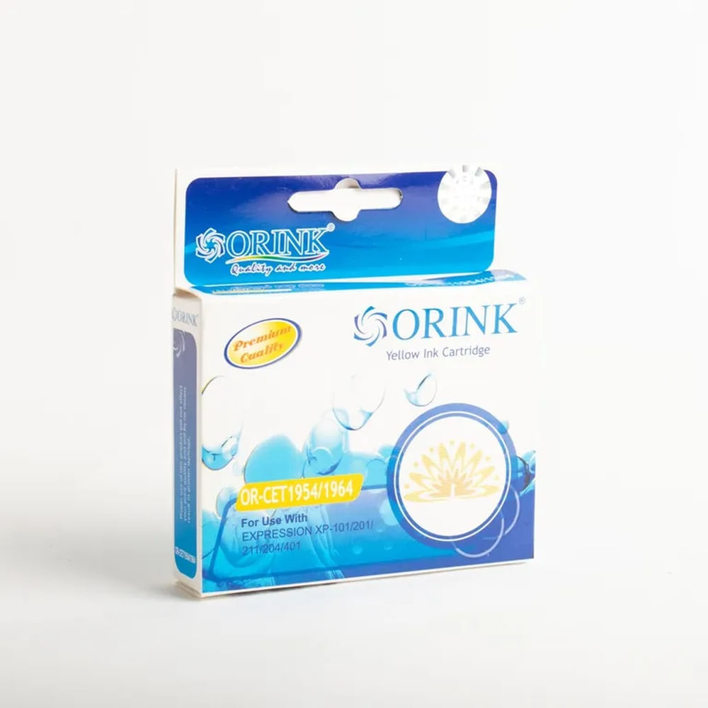 Cartucho de tinta Compatible Orink T 195  196 Amarillo  Yellow