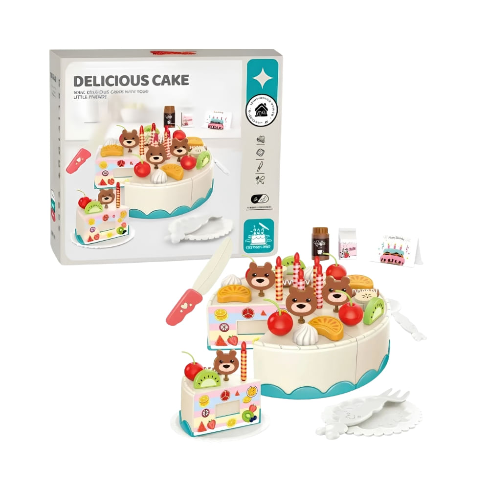 Juguete Torta de Cumpleaños de Osito Delicious