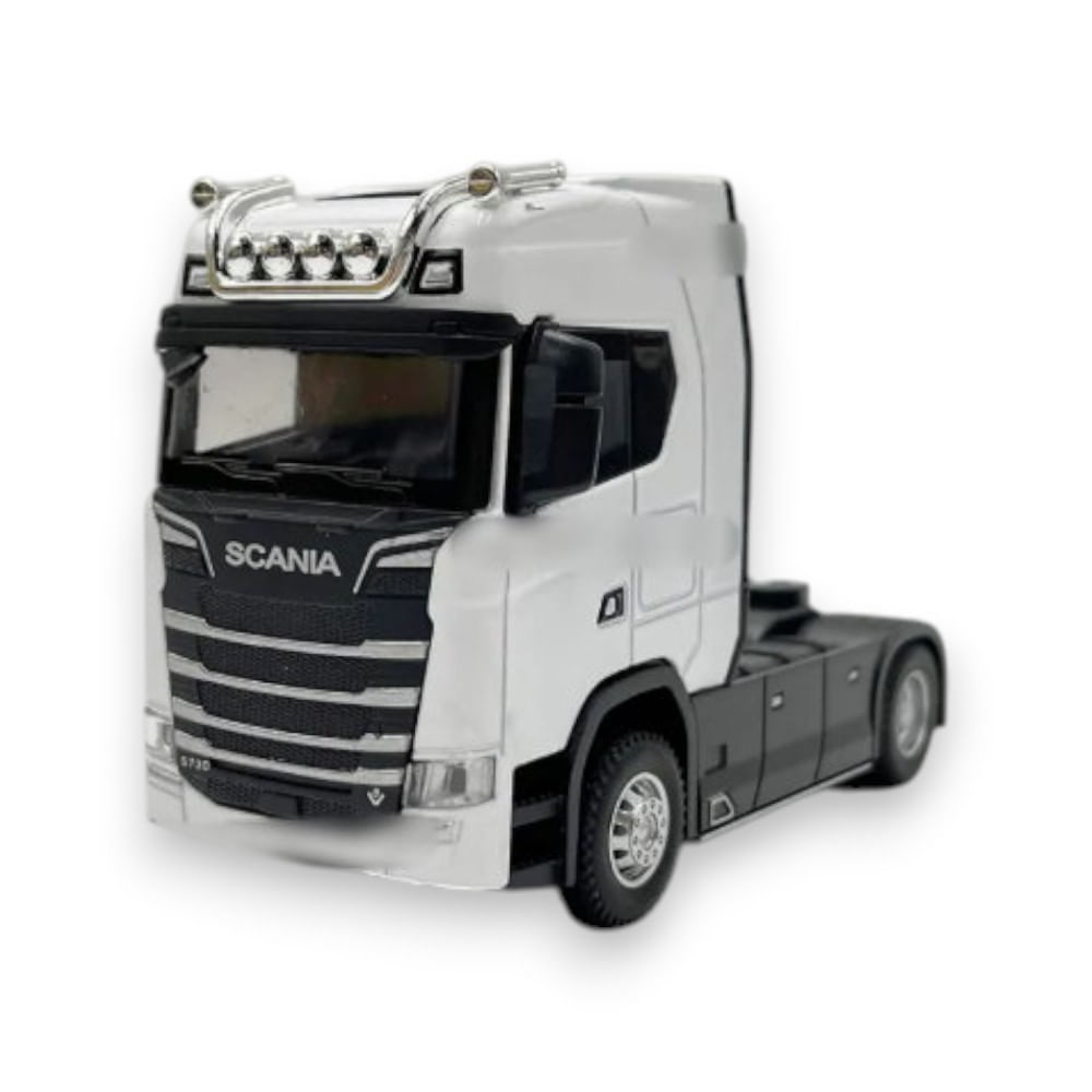 Camión Scania Blanco - Luces y Sonido 1-43