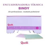 Encuadernadora Térmica A4 Bindy by Quelli Sin Perforaciones