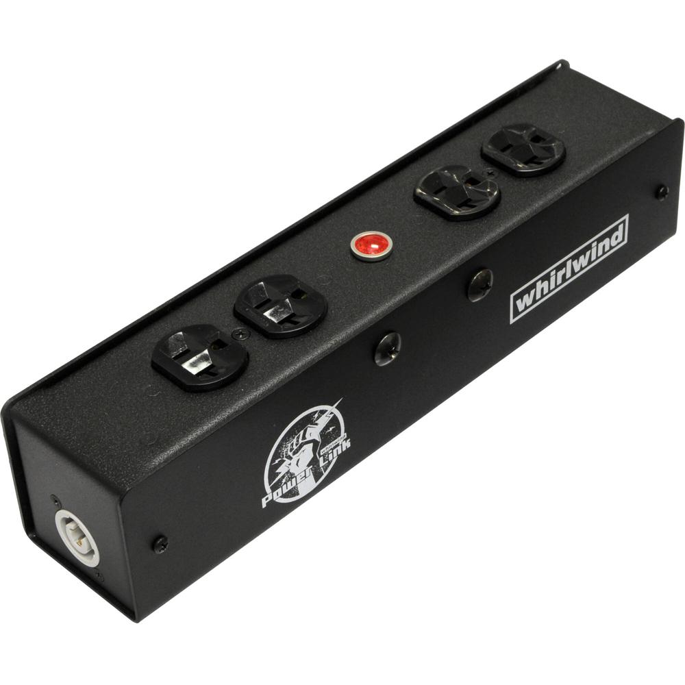 Whirlwind PL1 Stringer PowerCon True1 I/O con (2) HBL5352BK y lámpara indicadora