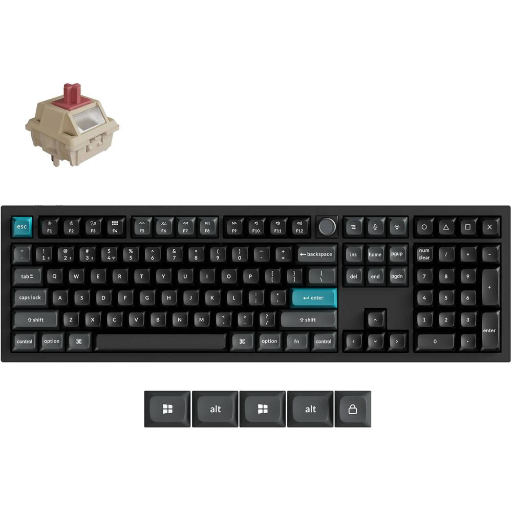 Keychron Q6 Ultra Teclado Mecánico Inalámbrico 8K - Switches Lineales Keychron Silk POM