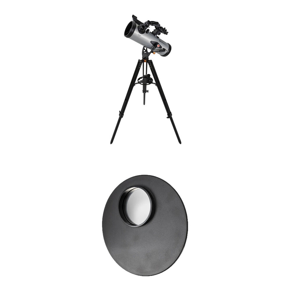 Celestron Telescopio Reflector StarSense Explorer LT 114AZ con Filtro Solar EclipSmart ISO