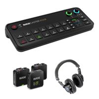 RODE RODECaster Video Console Creator Kit - Producción de Audio Inalámbrica, 4 HDMI, 2 U