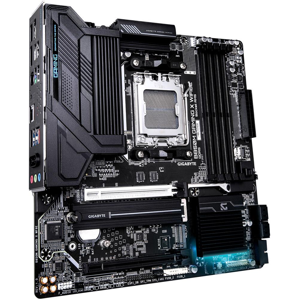 Gigabyte B850M GAMING X WIFI6E Placa Base Micro-ATX AM5 con Soporte DDR5 y PCIe 5.0