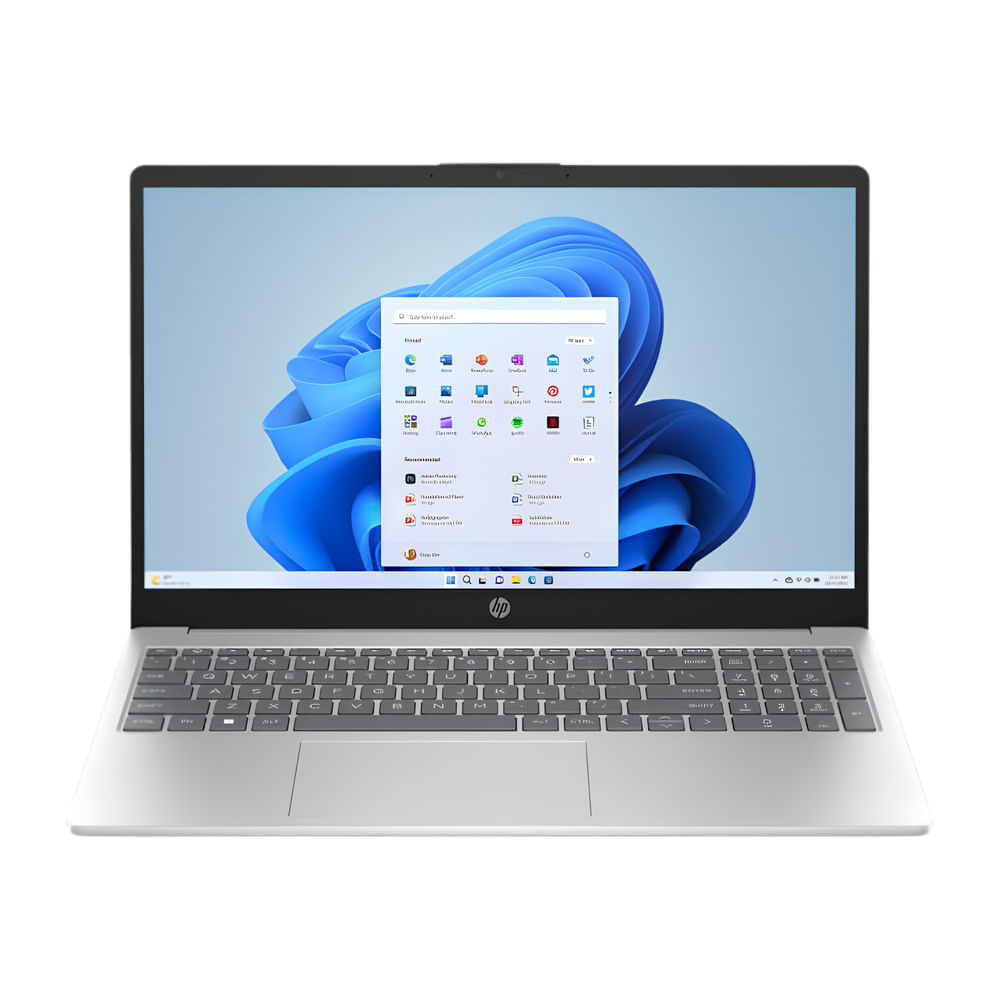 Laptop HP 17 15.6 Ryzen 3 7320U 256GB SSD 8GB RAM AMD Radeon Windows 11 natural silver