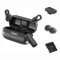 Micrófono inalámbrico SmallRig S70 2TX 2RX Estuche de Carga