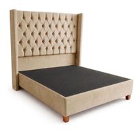 Combo Tarima y cabecera modelo Master Rey Mavisac Plaza y Media Beige
