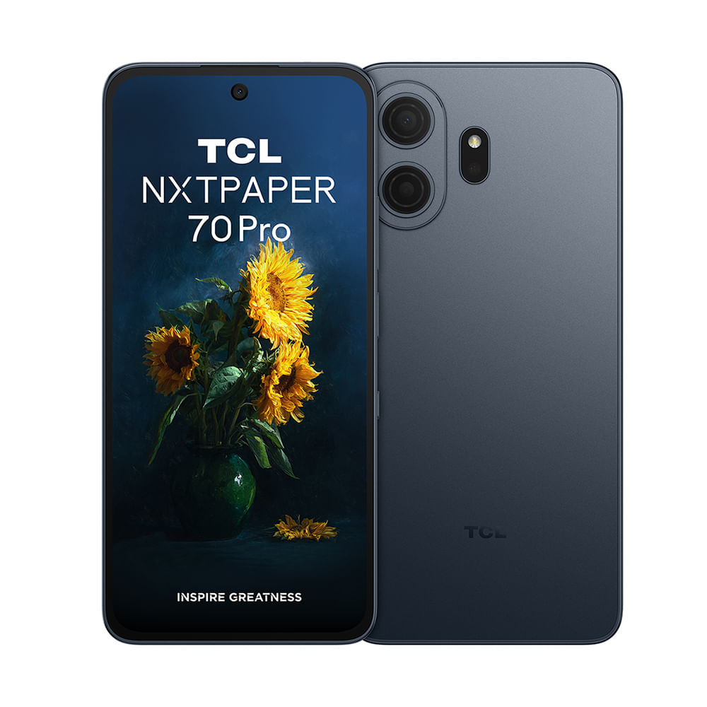 Celular TCL NXTPAPER 70 Pro 256GB 8GB RAM Cámara 50 MP azul