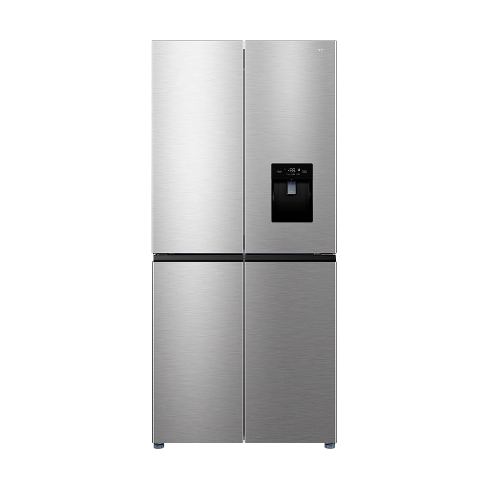 Refrigeradora TCL P460CDN 424 L No Frost plateado