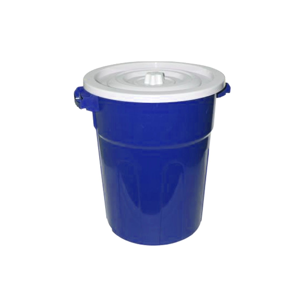 Tacho De Basura Con Tapa De 100 Litros Azul