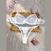 Set de Lencería blanco para mujer S - ANAIS