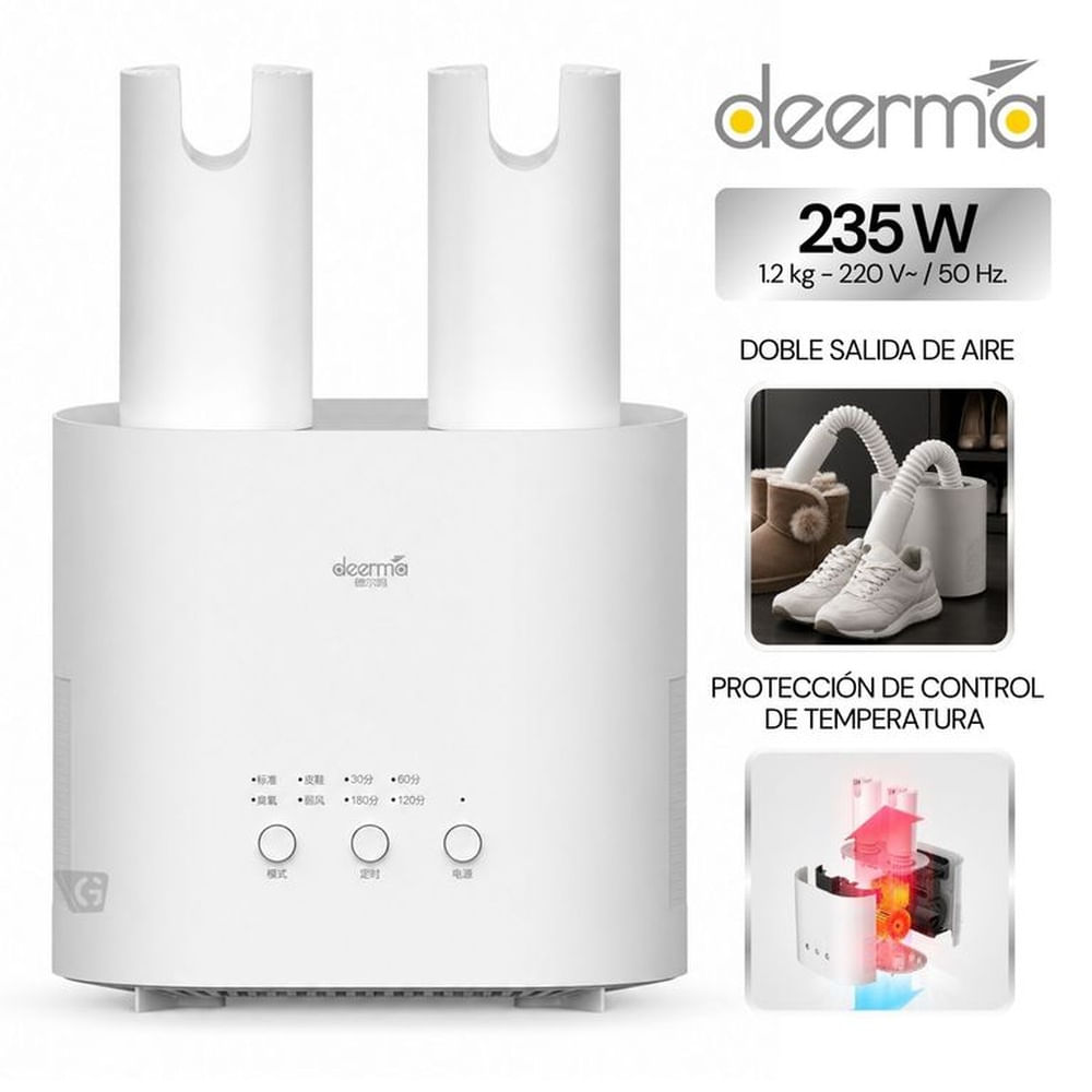 Secador De Zapatos DEM-HX10 Blanco 1 US
