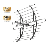 Antena Digital Exterior Tv Tdt Curva Grande