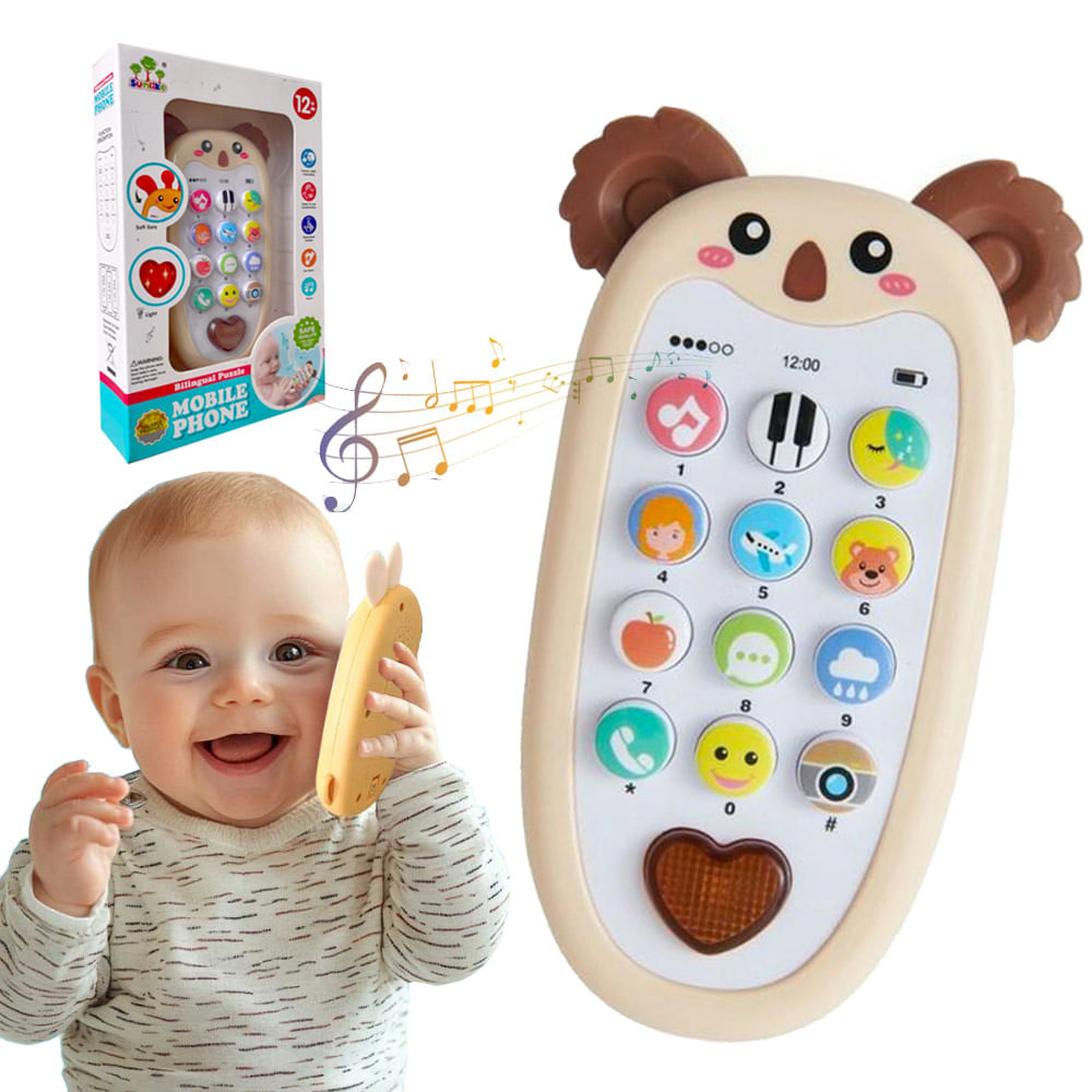 Telefono Didactico Musical Modelo Koalita Bilingue