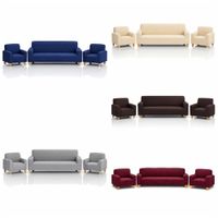 FUNDA DE MUEBLE TERCIOPELO COBERTOR DE SILLONES 3-1-1 - BEIGE