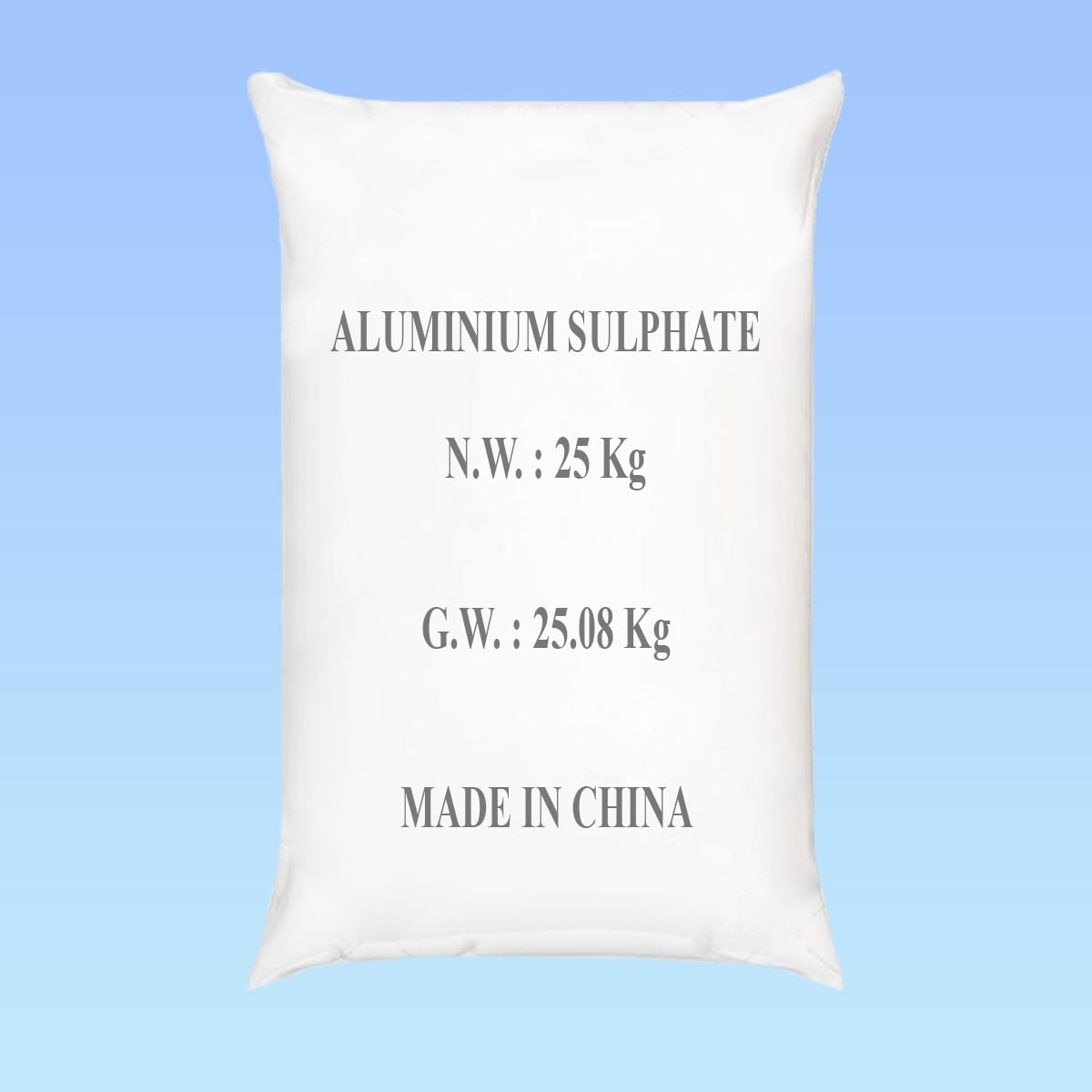 Sulfato de Aluminio en saco de 25kg