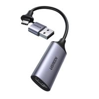 Capturadora de Video Usb 3.0 Hdmi Capture 4k UGREEN 2 en 1 Tipo C USB 25854