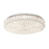 Lámpara de Techo Eglo Balparda 23.5w Acero/Vidrio Plata 1 Luz
