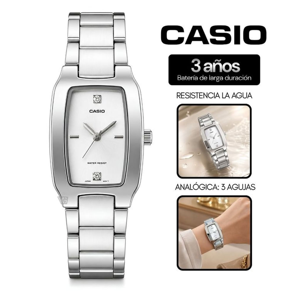 Reloj Mujer Casio LTP-1165A-7C2 Acero Talla única