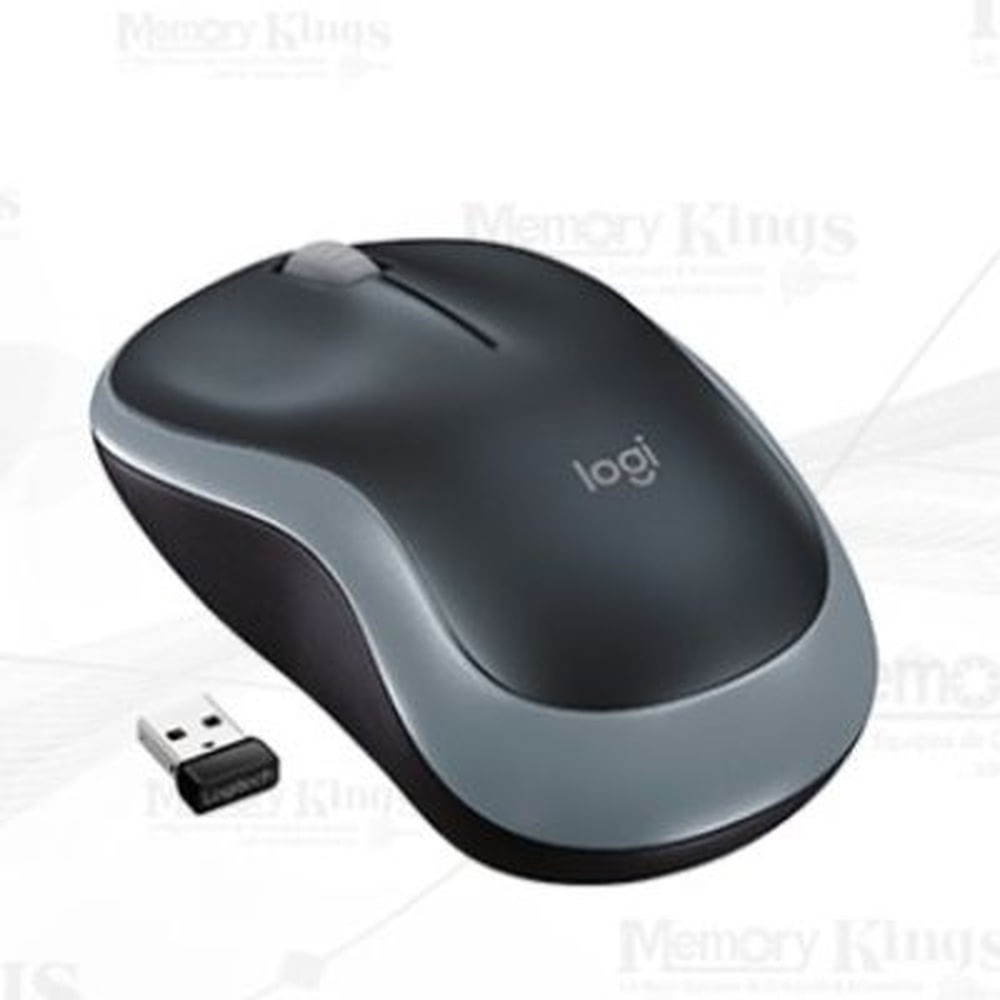 MOUSE INALÁMBRICO PORTÁTIL LOGITECH M185 WIRELESS USB GRIS