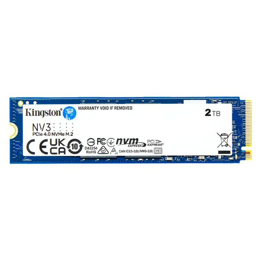 SSD Kingston NV3 2TB SSD M.2 2280 PCIe 4.0 NVMe Alta Capacidad