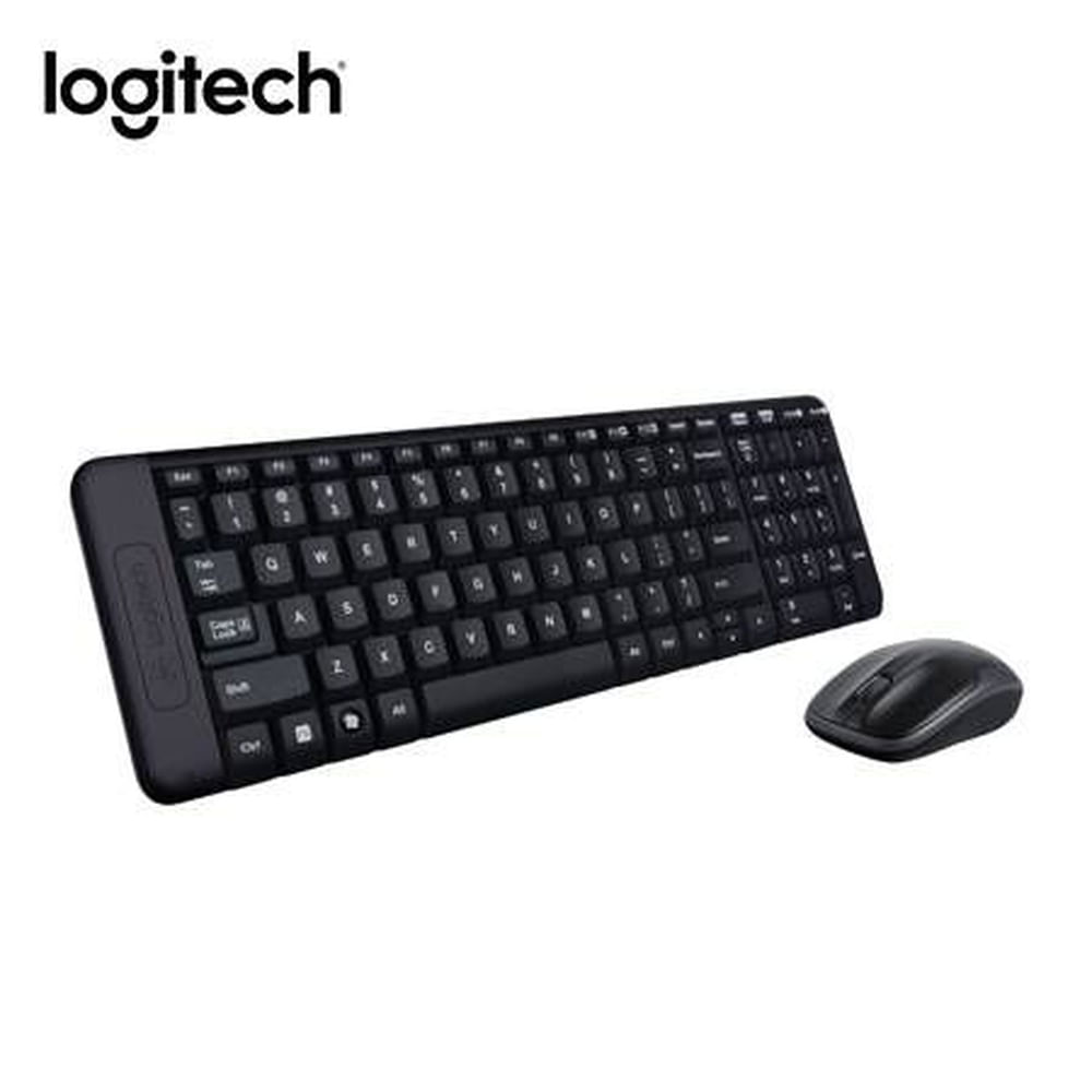 TECLADO LOGITECH + MOUSE MK220 WIRELESS USB SP BLACK