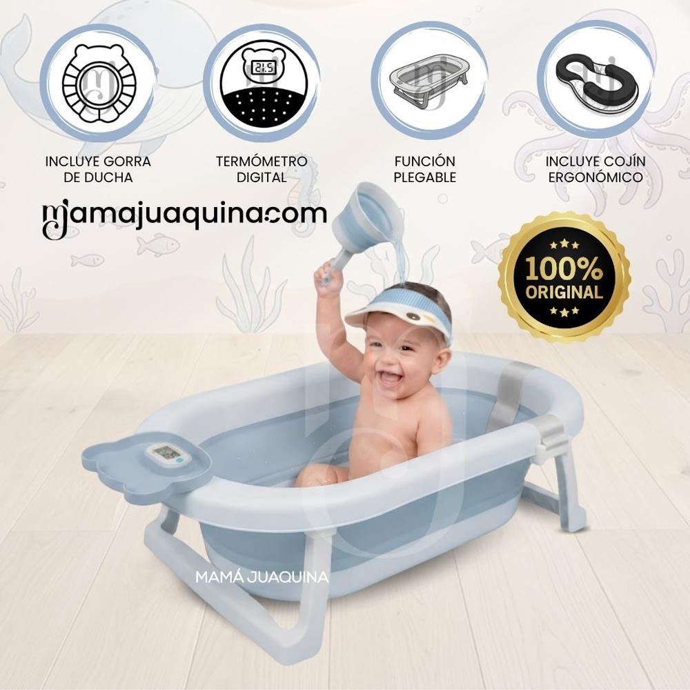 Bañera Plegable para Bebé HAWÁI Colección Limitada Light Blue