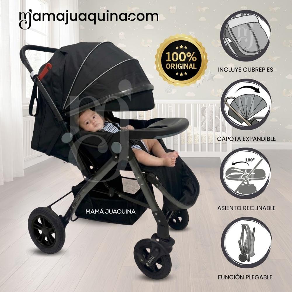 Coche Cuna de Lujo MILOS SHINY Edición Especial Black