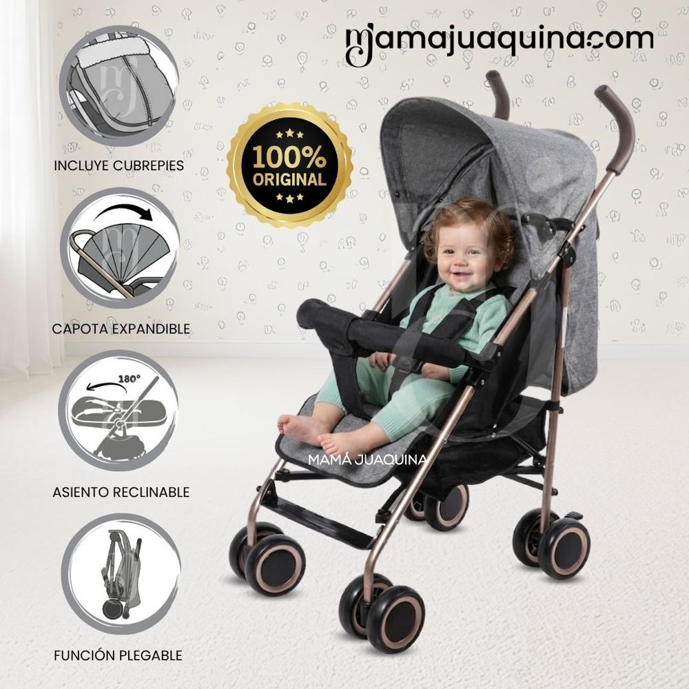 Coche Bastón Plegado Compacto ETRAVIS Colección Especial Gray
