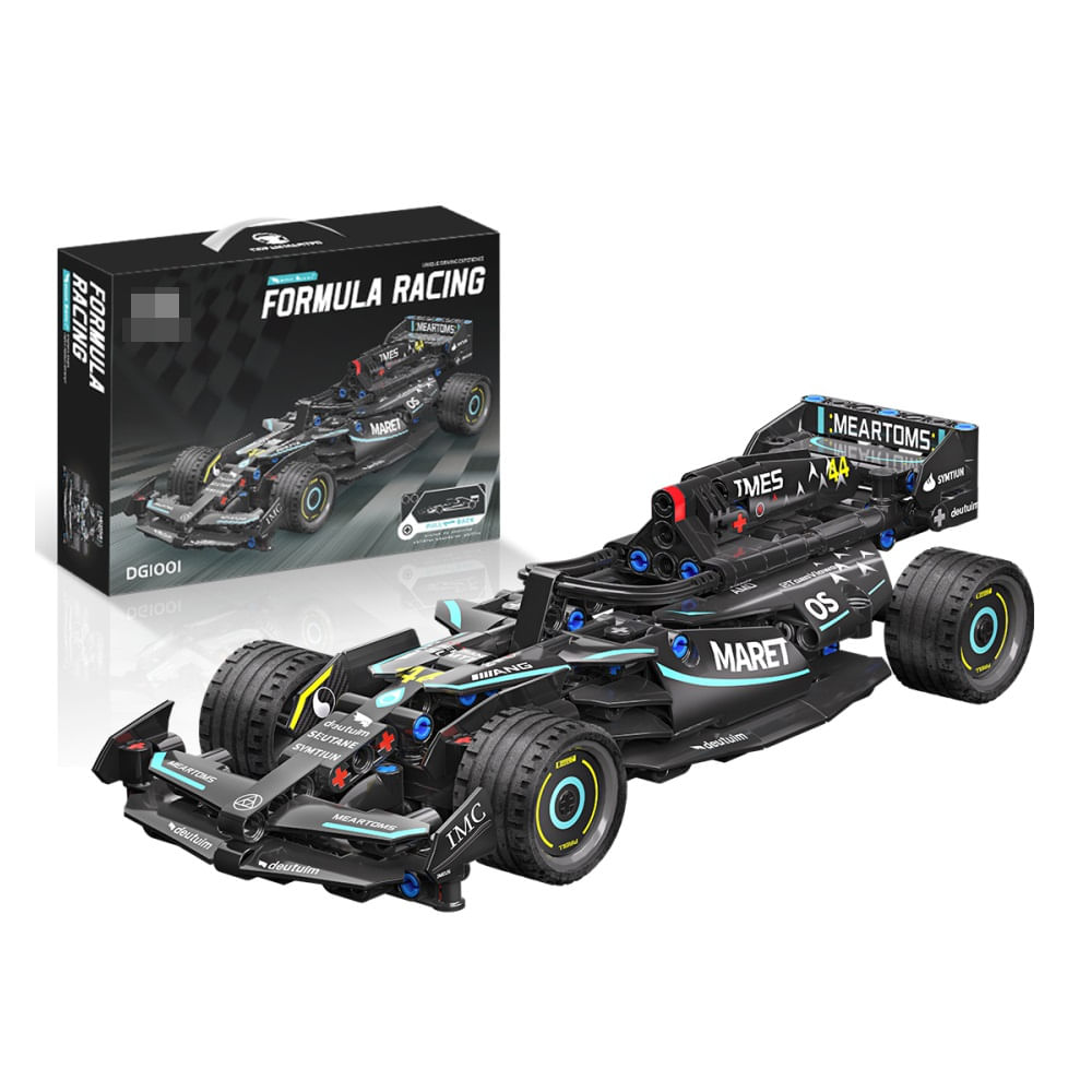 Auto de Carreras Armable F1 Negro 268 Piezas