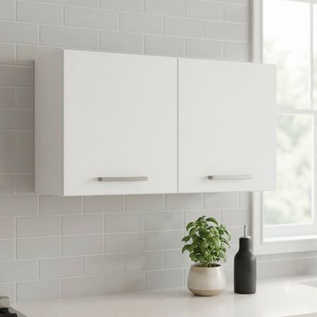 Módulo alto de cocina 120cm Blanco Orange