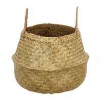 Canasta Plegable Fibra Natural 40x41cm Atmosphera