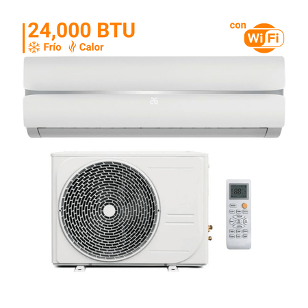 Aire Acondicionado Split Orange 24000 BTU Inverter Wifi Frío/Calor Blanco CS-24V2A-W