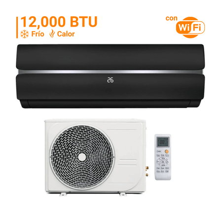 Aire Acondicionado Split 12000 BTU Orange Inverter Wifi Frío/Calor Negro