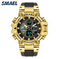 Reloj pulsera digital LED SMAEL 8027 doble hora