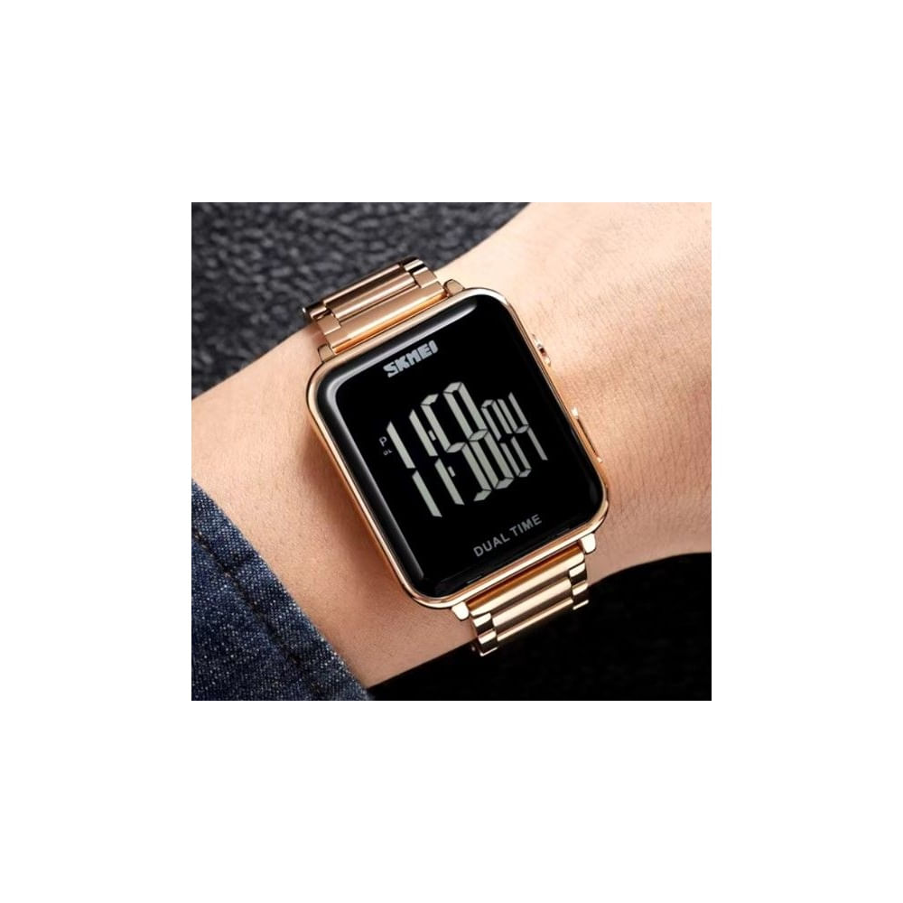 Reloj Digital SKMEI 1852 Resistente al agua Oro Rosa