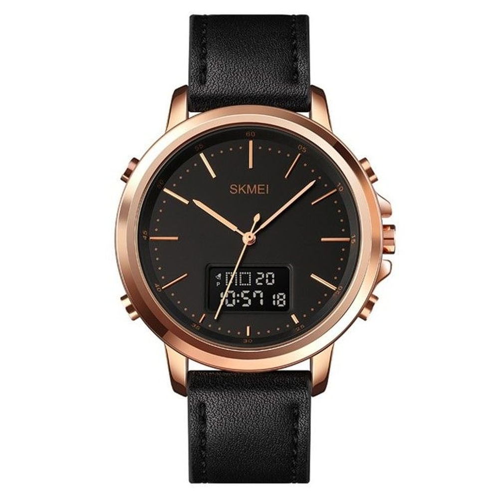 Reloj Digital SKMEI 1652 Resistente al agua Dual Time Negro