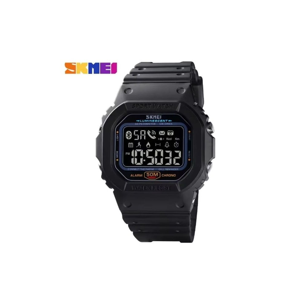 Reloj Digital pulsera SKMEI 1629 con Bluetooth Negro