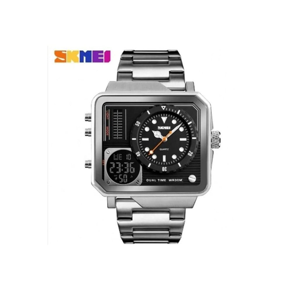 Reloj SKMEI 1392 Metálico resistente al agua Hombre Plateado