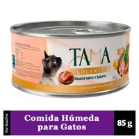 Alimento Húmedo para Gatos Tama Gourmet Mousse Salmón 85g